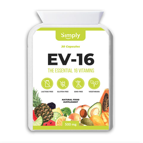 SIMPLY EV-16 ESSENTIAL VITAMIN CAPSULES